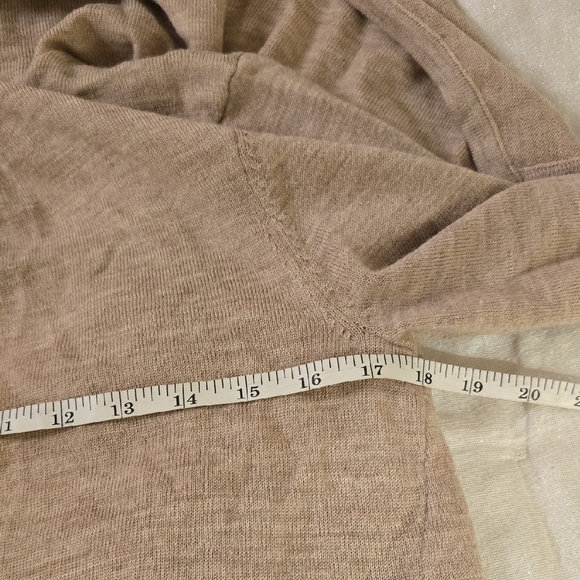 Fenn Wright Manson 100% Merino Wool Beige Draped Cardigan - Picture 6 of 13